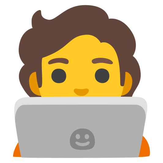 The technologist emoji.