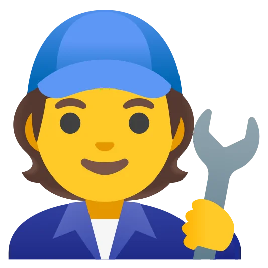 The mechanic emoji.