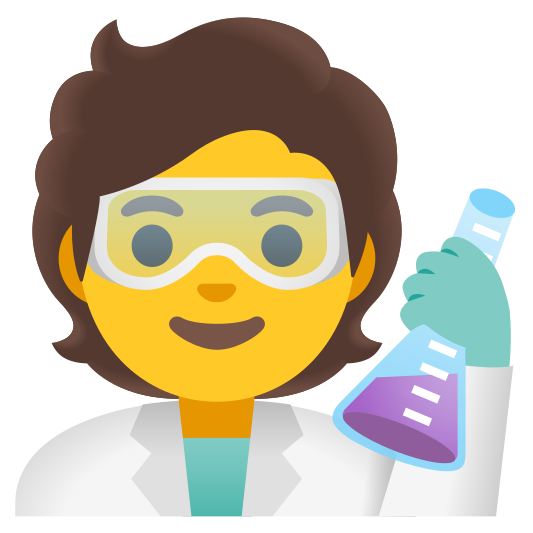 The scientist emoji.