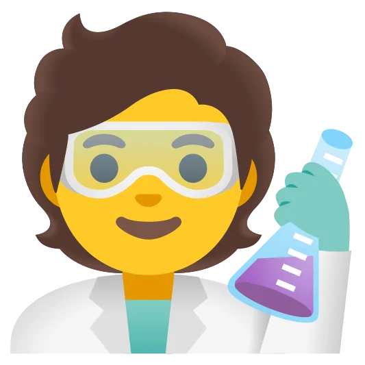 The scientist emoji.