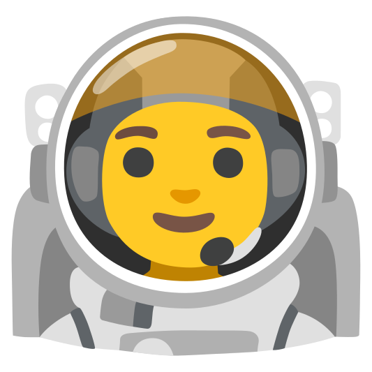 The astronaut emoji.