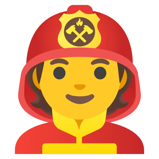 The firefighter emoji.