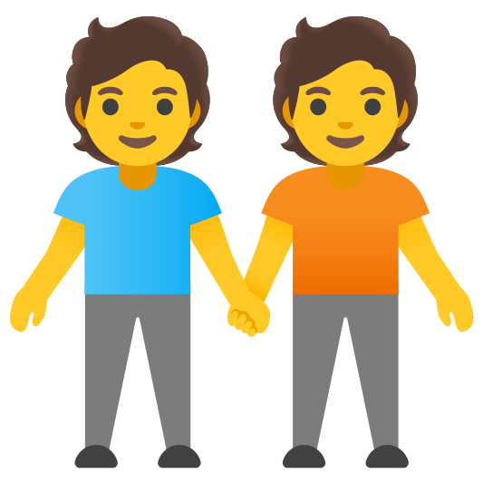 The people holding hands emoji.