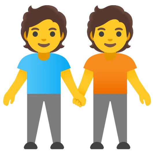 The people holding hands emoji.