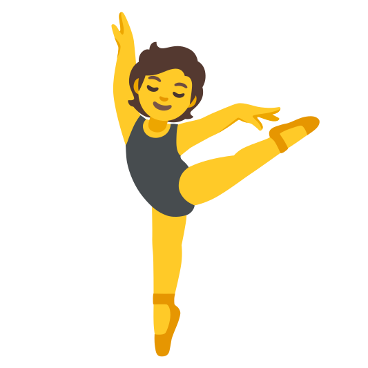 The ballet dancer emoji.