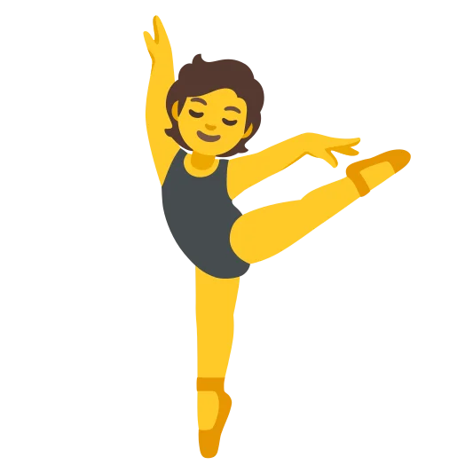 The ballet dancer emoji.