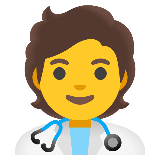 The health worker emoji.