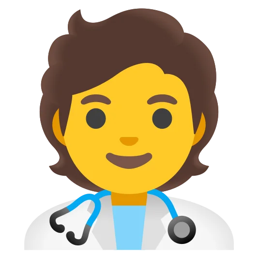 The health worker emoji.