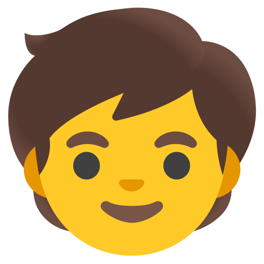 The child emoji.