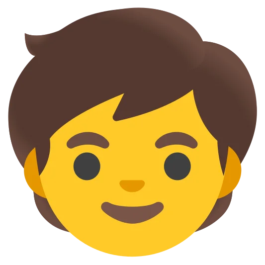 The child emoji.
