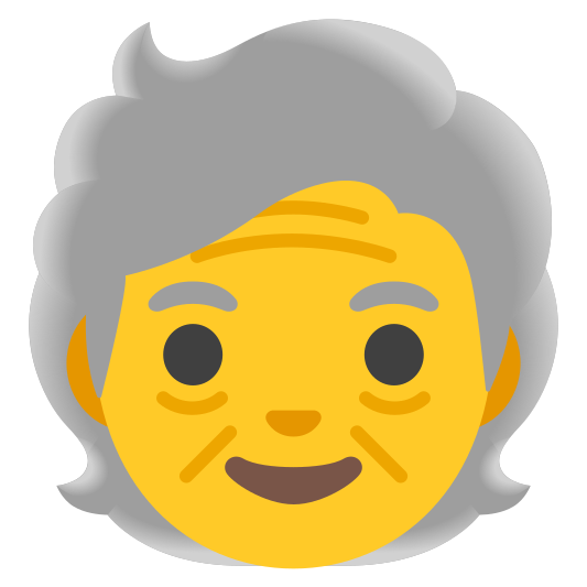 The older person emoji.