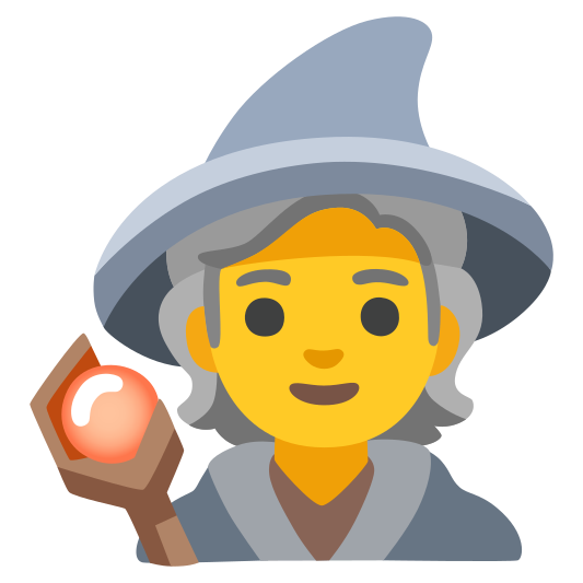 The mage emoji.