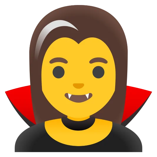 The woman vampire emoji.
