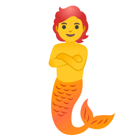 The merperson emoji.