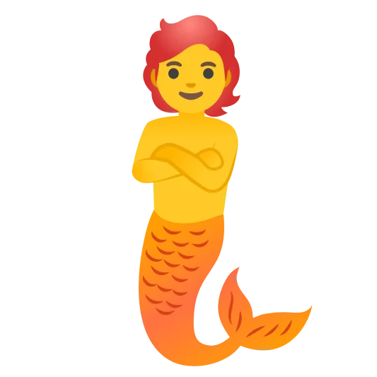 The merperson emoji.