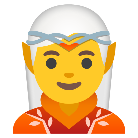 The elf emoji.