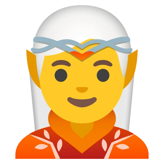The elf emoji.