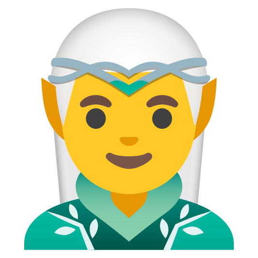 The man elf emoji.