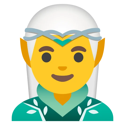 The man elf emoji.