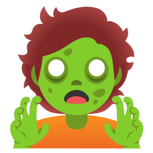 The zombie emoji.