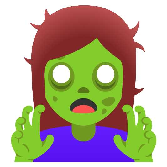 The woman zombie emoji.