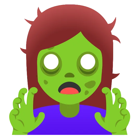 The woman zombie emoji.