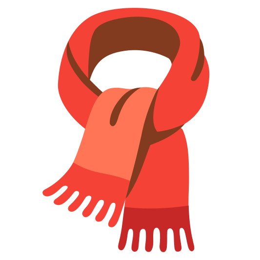 A long piece of cloth worn around the neck or head for warmth or fashion.
