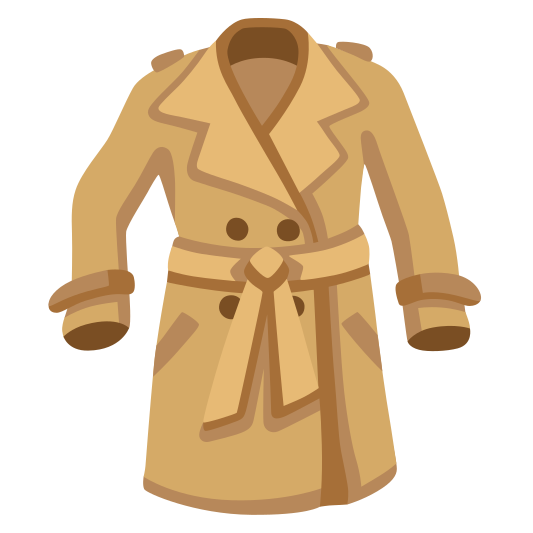 A long outer garment worn to protect against the cold or rain.