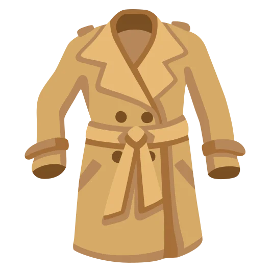 A long outer garment worn to protect against the cold or rain.