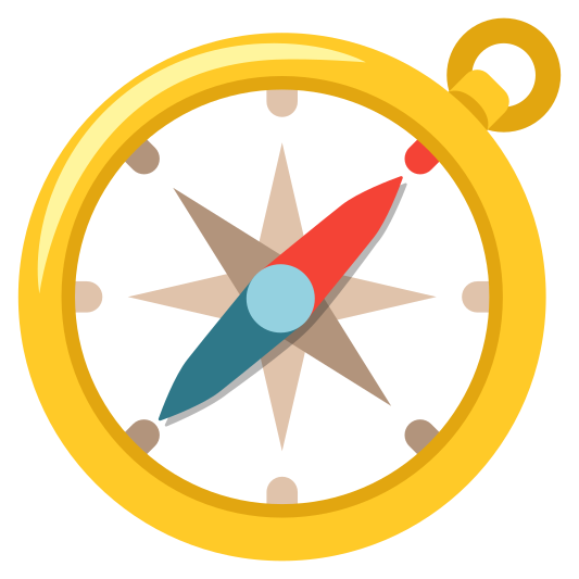 The compass emoji.