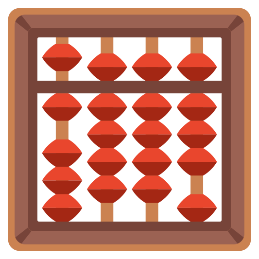 The abacus emoji.