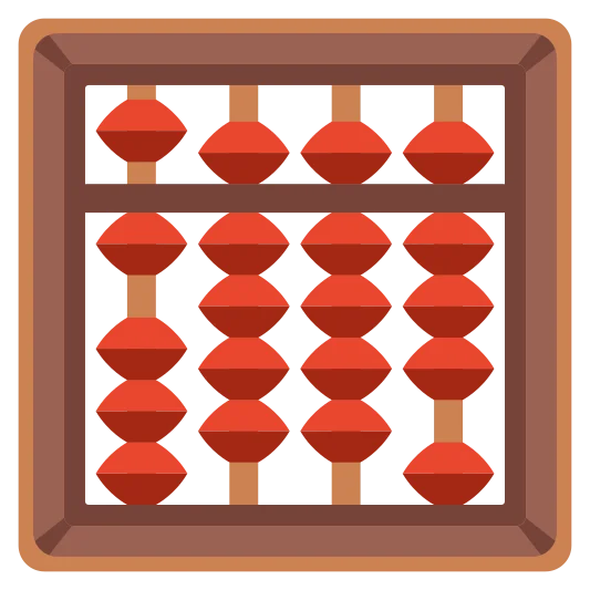 The abacus emoji.