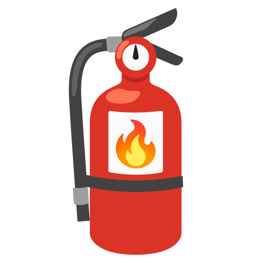 The fire extinguisher emoji.
