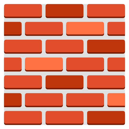 The brick emoji.