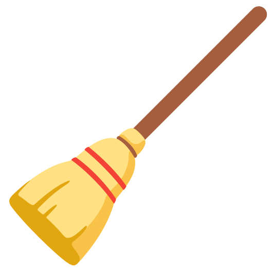 The broom emoji.