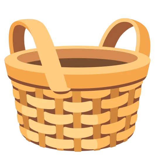 The basket emoji.