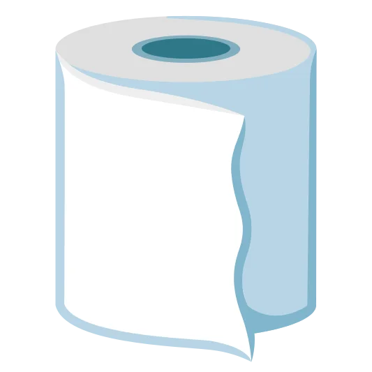 The roll of paper emoji.