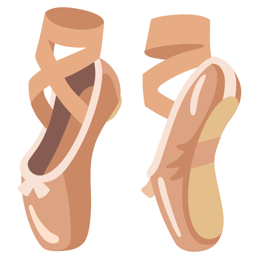 The ballet shoes emoji.
