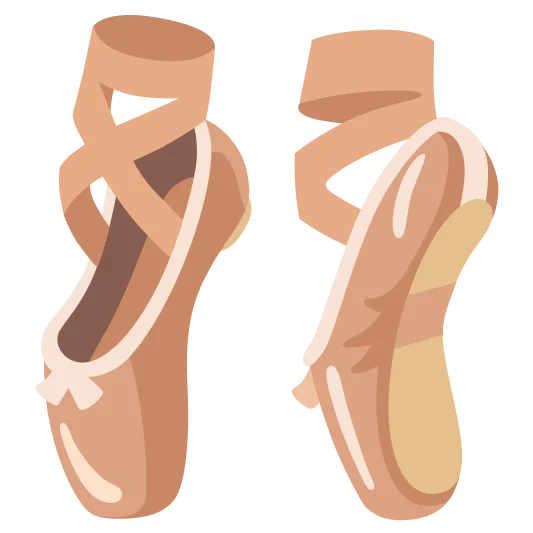 The ballet shoes emoji.