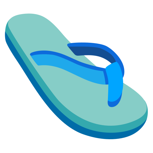 The thong sandal emoji.