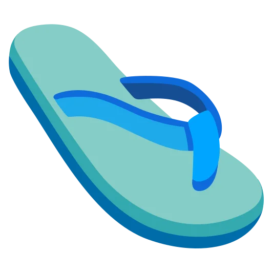 The thong sandal emoji.