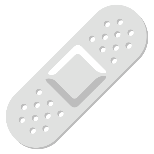 The adhesive bandage emoji.