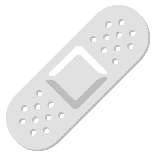 The adhesive bandage emoji.