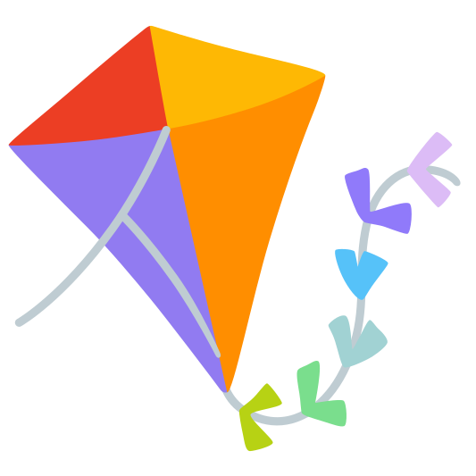 The kite emoji.