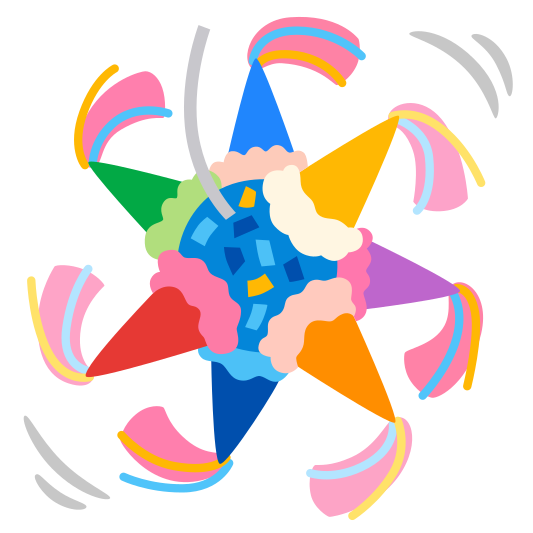 The piñata emoji.