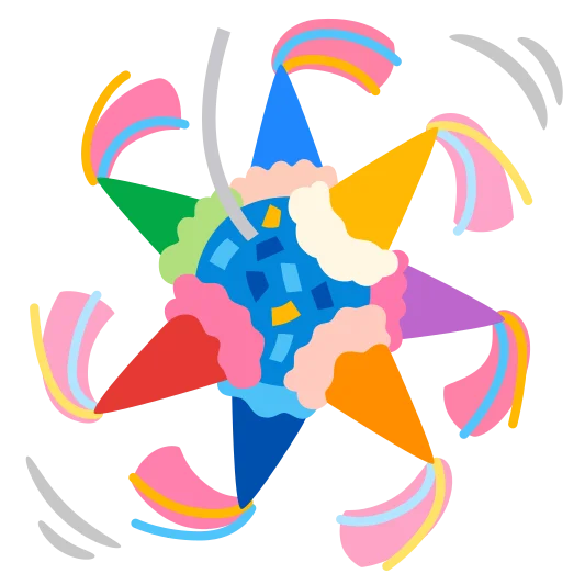 The piñata emoji.