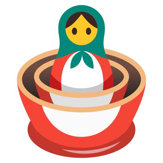 The nesting dolls emoji.