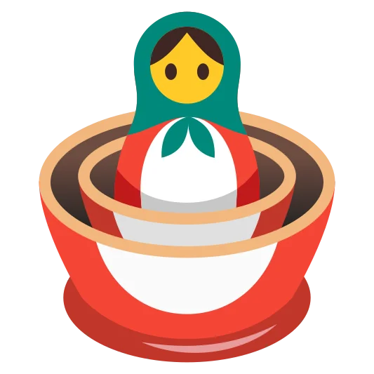 The nesting dolls emoji.