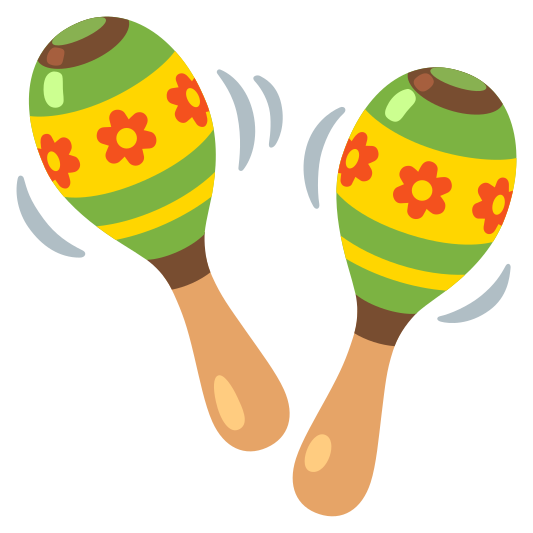 The maracas emoji.