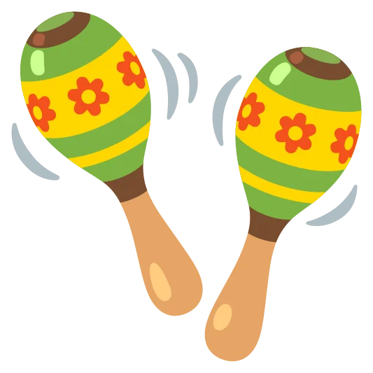 The maracas emoji.